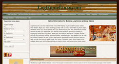Desktop Screenshot of loghomelinks.com